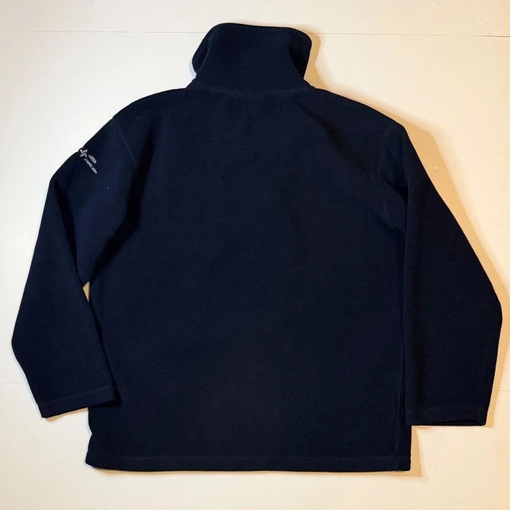 Vtg Polo Ralph Lauren Jeans Co Quarter Zip Fleece Pullover Size Medium